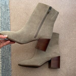 Nordstrom Taupe Ankle Booties